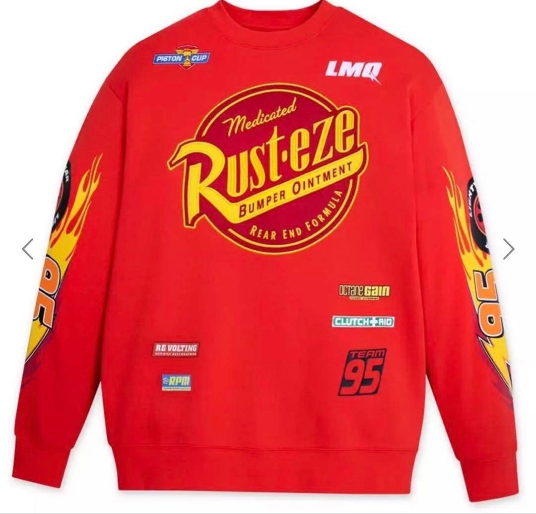 超希少　カーズ　マックイーン　ラジエータースプリングス　スウェット　ディズニー