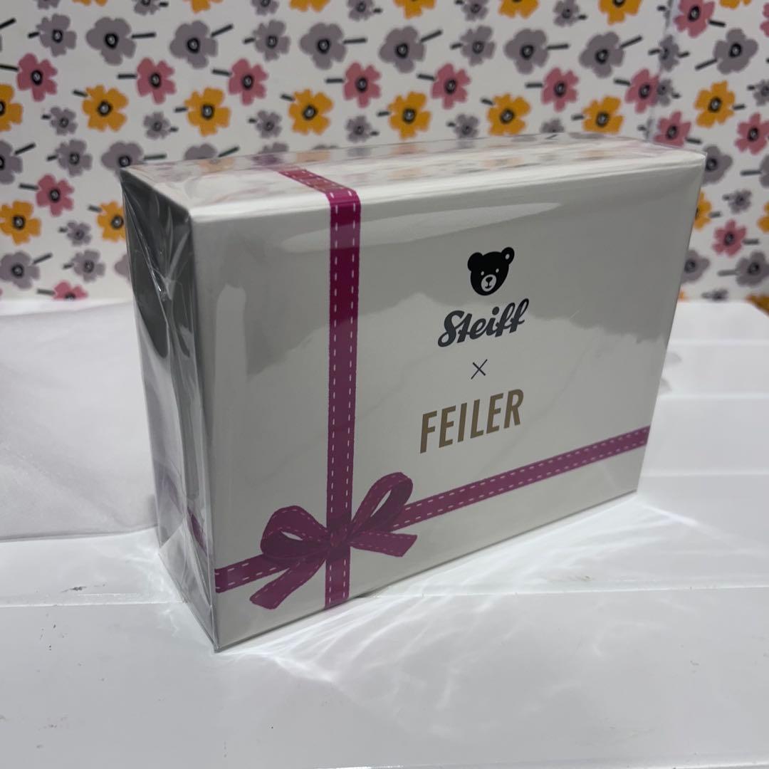新品未開封　三越手提げ付き　Steiff x FEILER