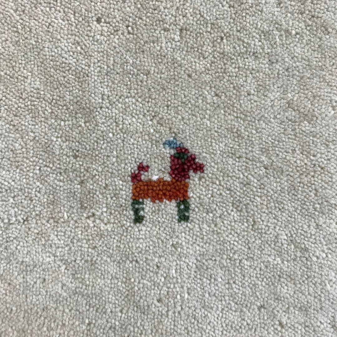 一点限り 201x246cm 3畳 ギャッベ ギャベ ラグ ラグマット 1wh