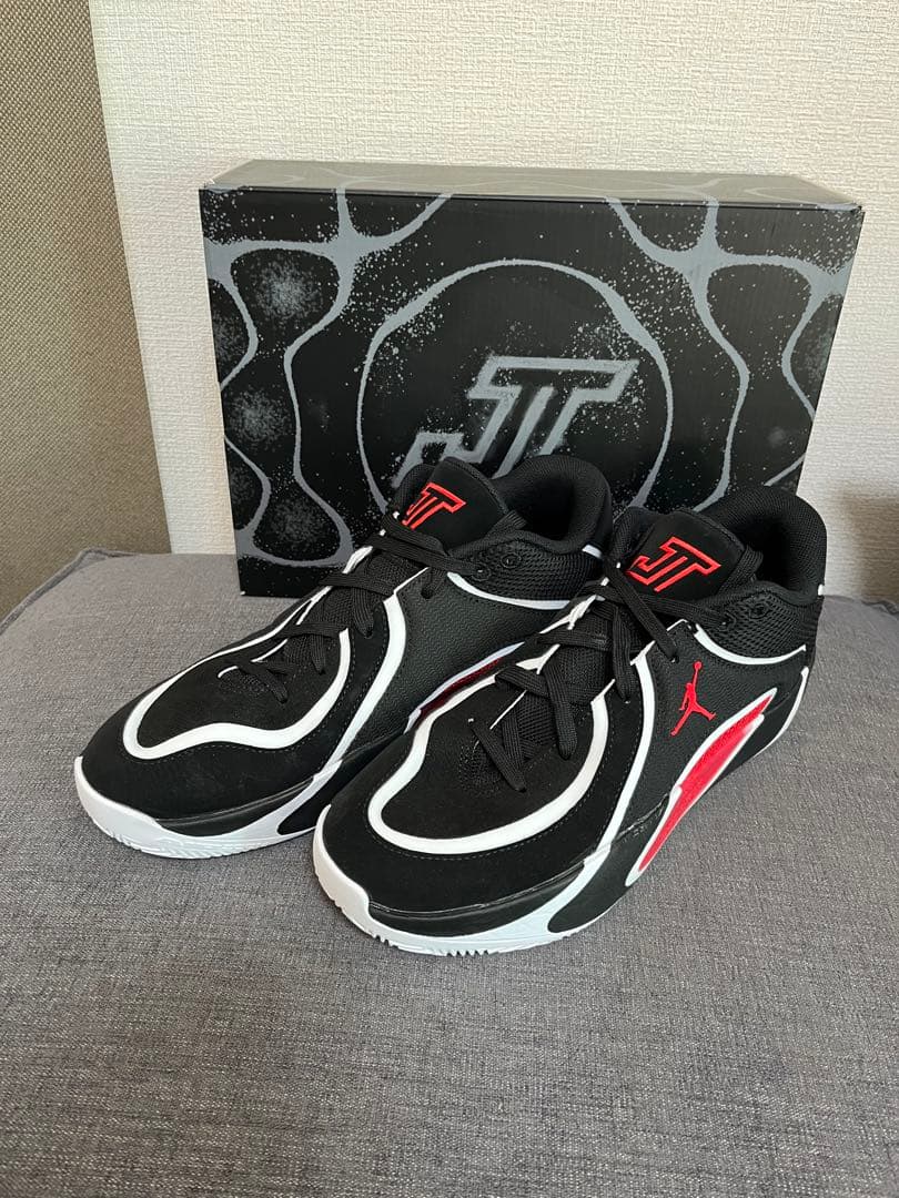 【最終値下げ】テイタム4 Jordan バスケットボールシューズ ブラックレッド