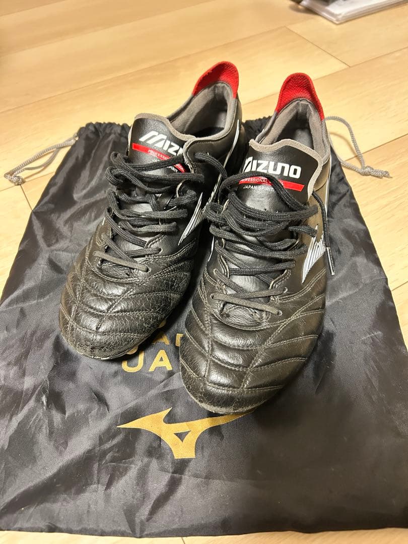 モレリアネオ3 Japan ブラック　シューズケース付き