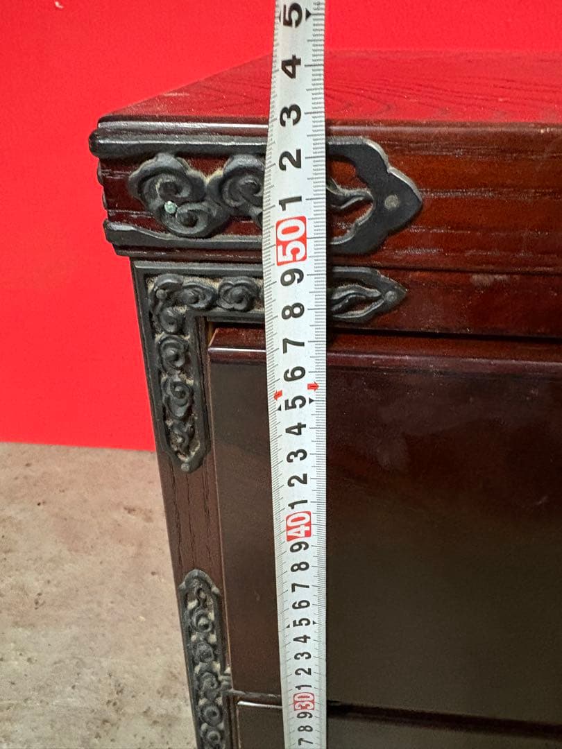 きゃら　筑後民芸　和箪笥　チェスト　欅材　和モダン