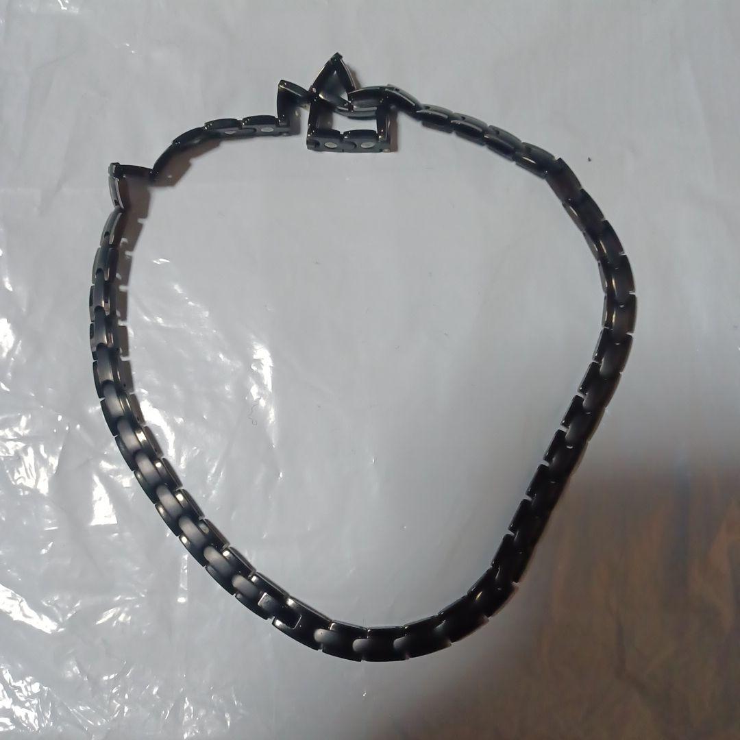 HyyMe ゲルマニウム ネックレス 50 粒 ブラック