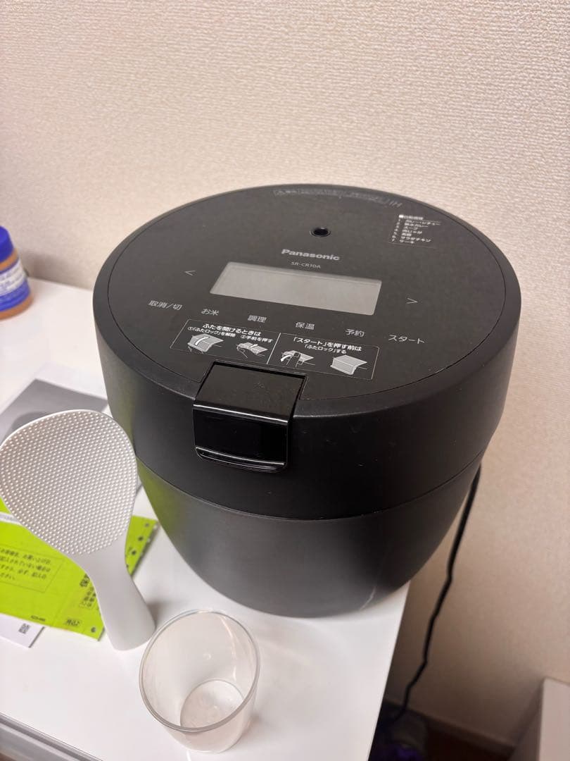 Panasonic SR-CR10A 圧力IH 炊飯器 黒