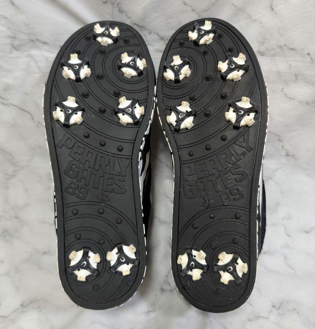 週末最終値下げ【PEARLY GATES 】ゼブラ柄 ゴルフシューズ☆25cm