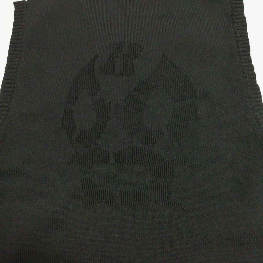 タグ付き新品!ラッセルノ 立体ルチャマスク ポリエステルニットベスト(7)黒色