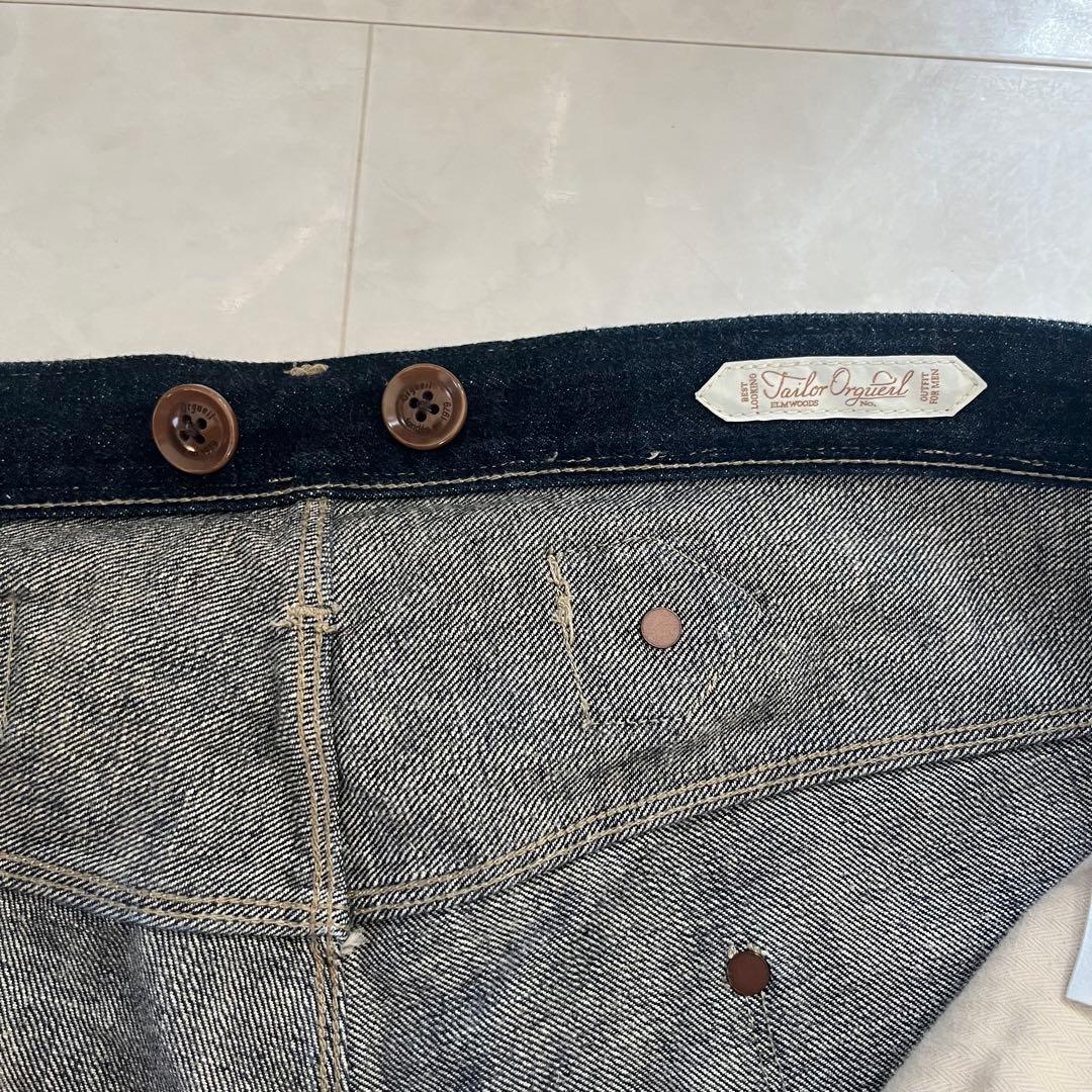 Orgueil Tailor Jeans OR-1001 W36 big 濃紺
