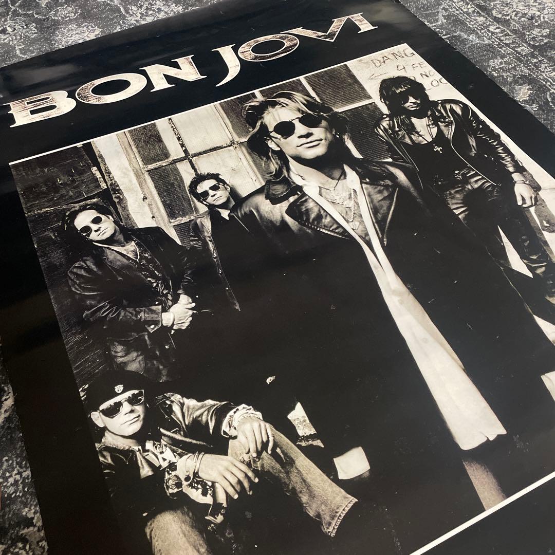 90s 当時物 非売品 BON JOVI Keep The Faith ポスター