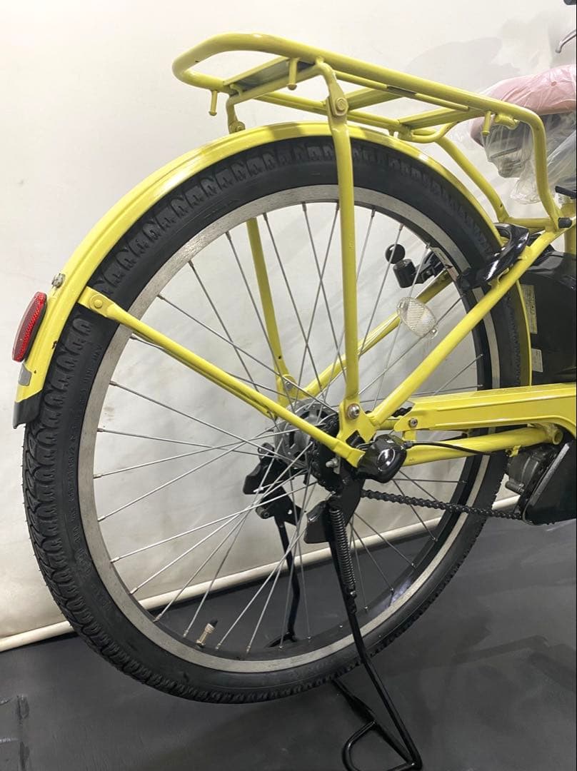 1年保証 送料無料　ブリヂストン　ステップクルーズ　黄色　電動アシスト自転車