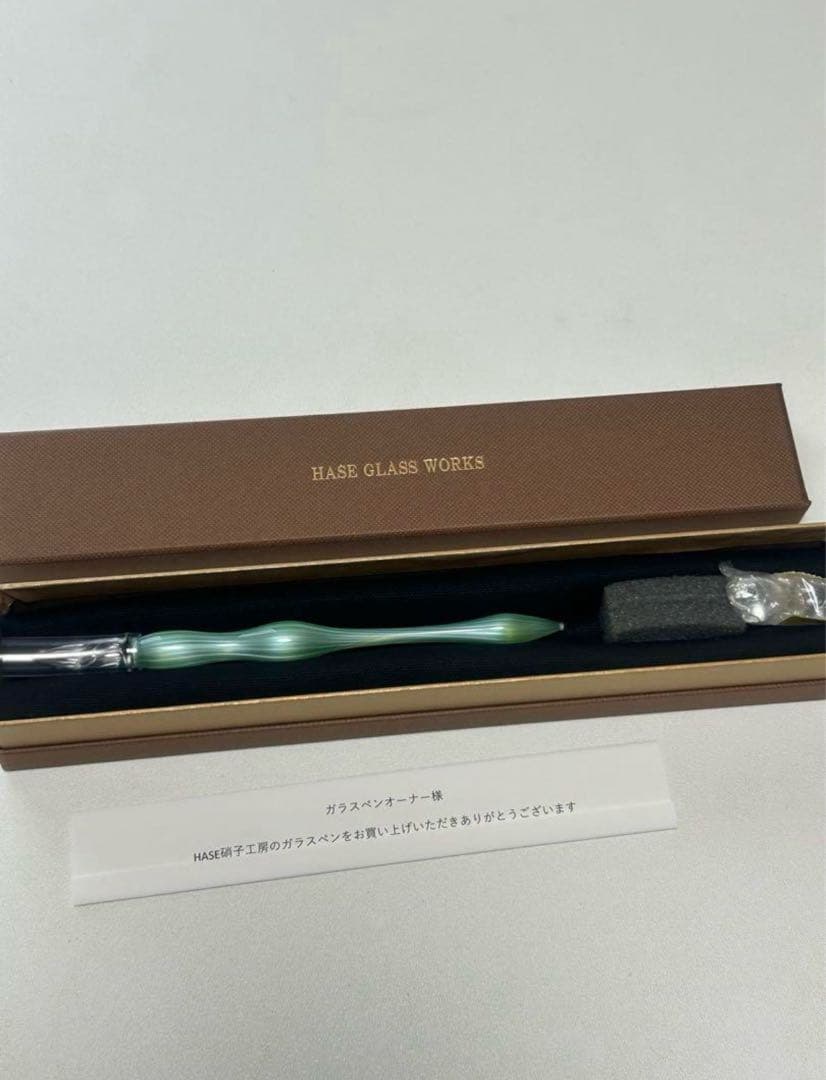★新品未使用★HASE硝子工房 ガラスペン 灯りNIIGATA SP2025限定