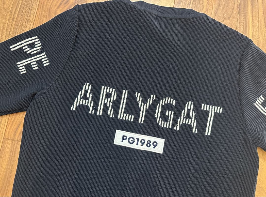 パーリーゲイツ　ニット　メンズ　サイズ４　ネイビー