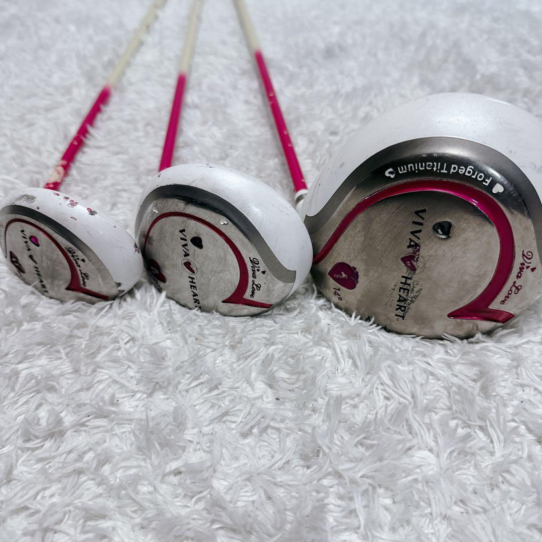 初心者 viva heart レディース ゴルフ アイアン ドライバー