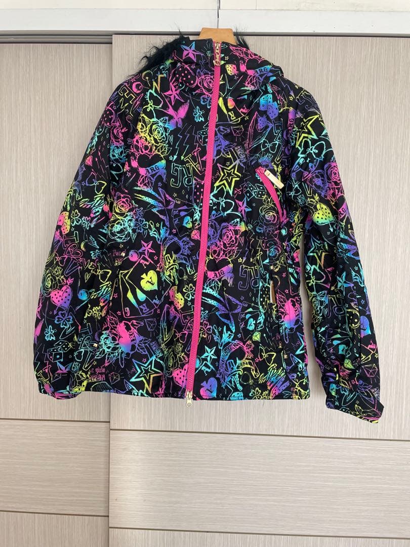 カラフル グラフィック ジャケット 女性用