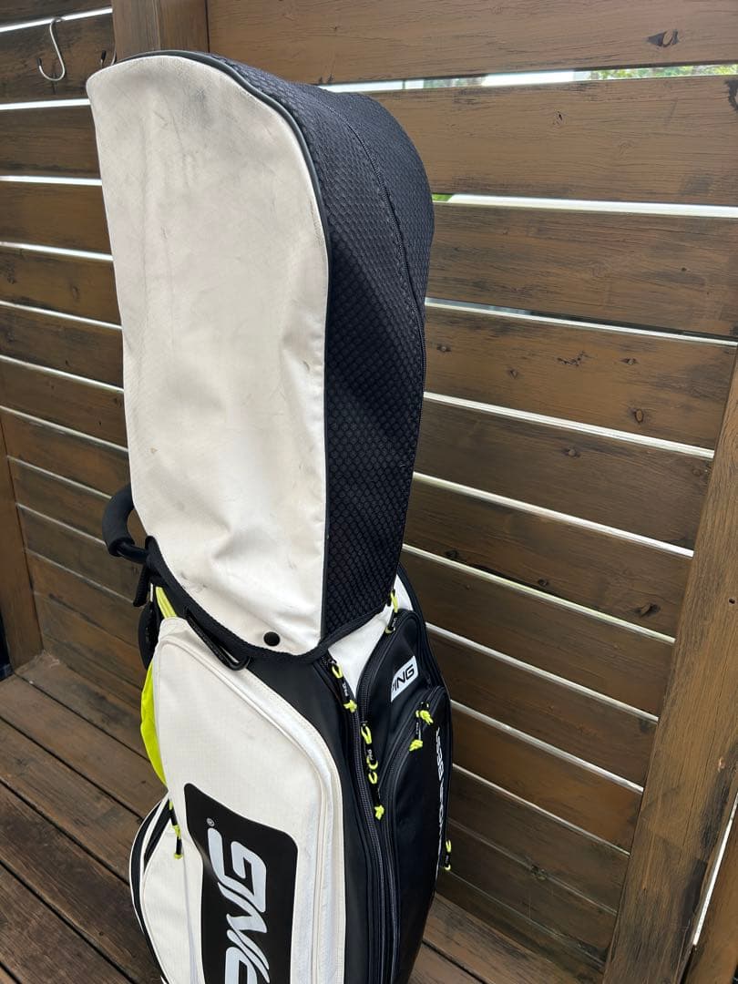PING キャディバッグ ホワイト/ブラック