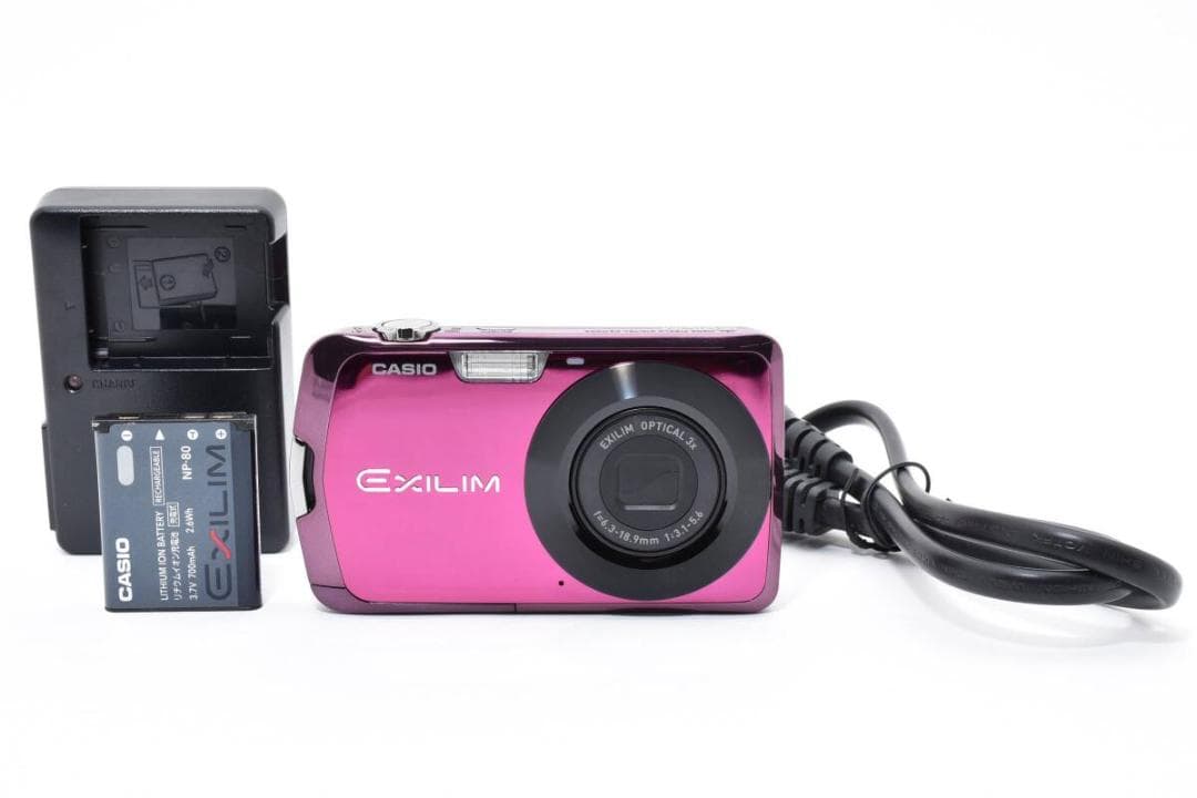 極美品 カシオ　CASIO EXILIM EX-Z330 パープル ＃A349