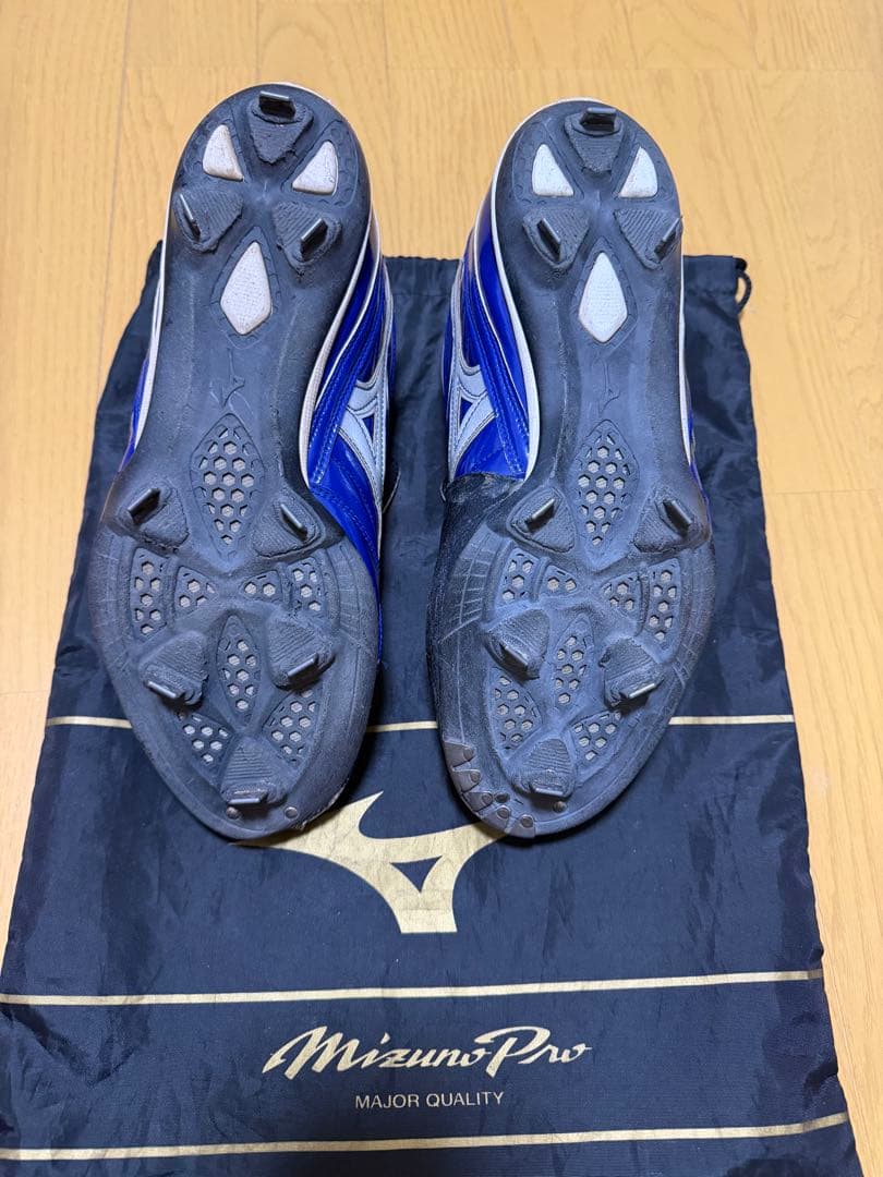 Mizuno Pro ミズノプロ 青 オーダースパイク 投手用 27.5センチ