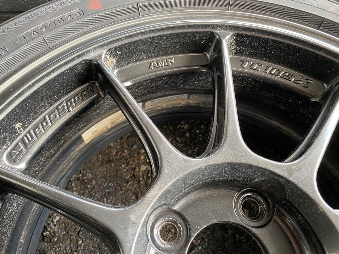 WedsSport TC105X 16×7J +43 タイヤ付(前後サイズ違い)