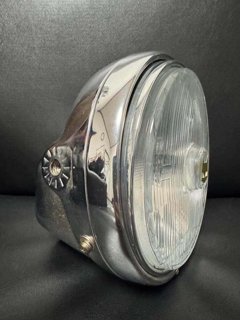 マーシャル　180パイ　889 クリア　LEDバルブ　メッキ鉄ケース付き　クリア