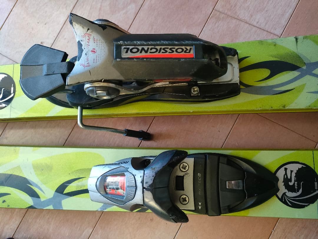 スキー板175cm ビンディング ストック