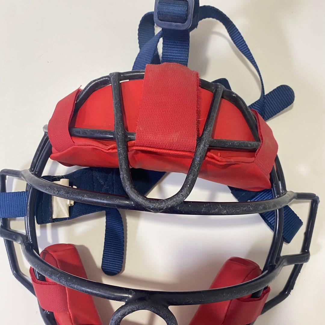 ミズノプロ ソフトボール キャッチャー防具 ネイビー マスク