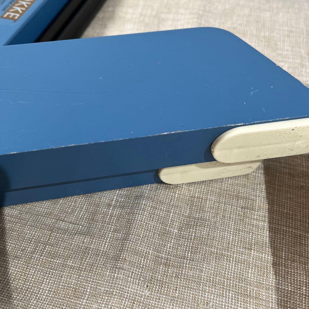 ストッケ　トリップ トラップ　ブルー　　+ベビーセット　+おまけクッション