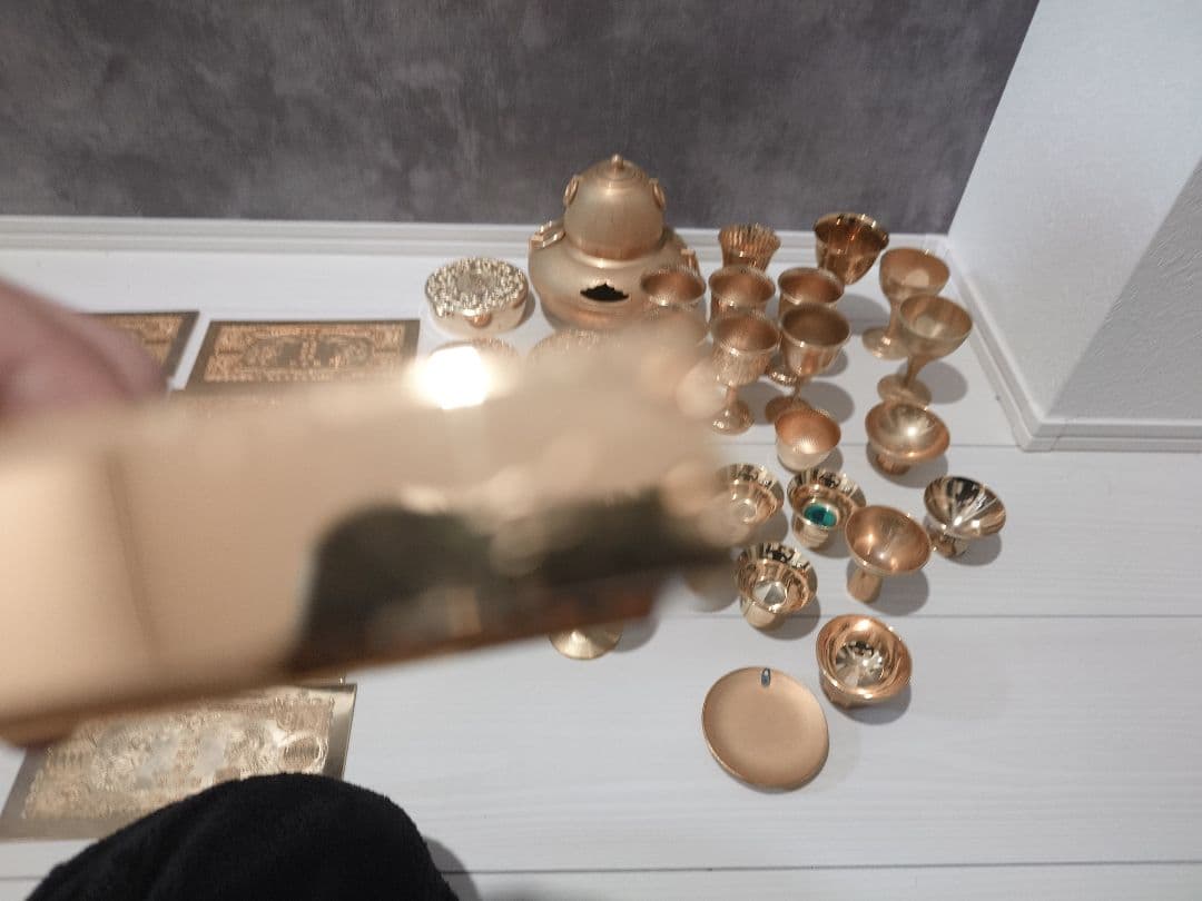 せ*ん様 金杯など 約8.5kg 金メッキ製品大量まとめ 24KGP ゴールドメ