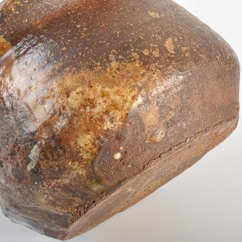 茶道具　伊賀焼　古伊賀　建水　時代箱　M　R7012