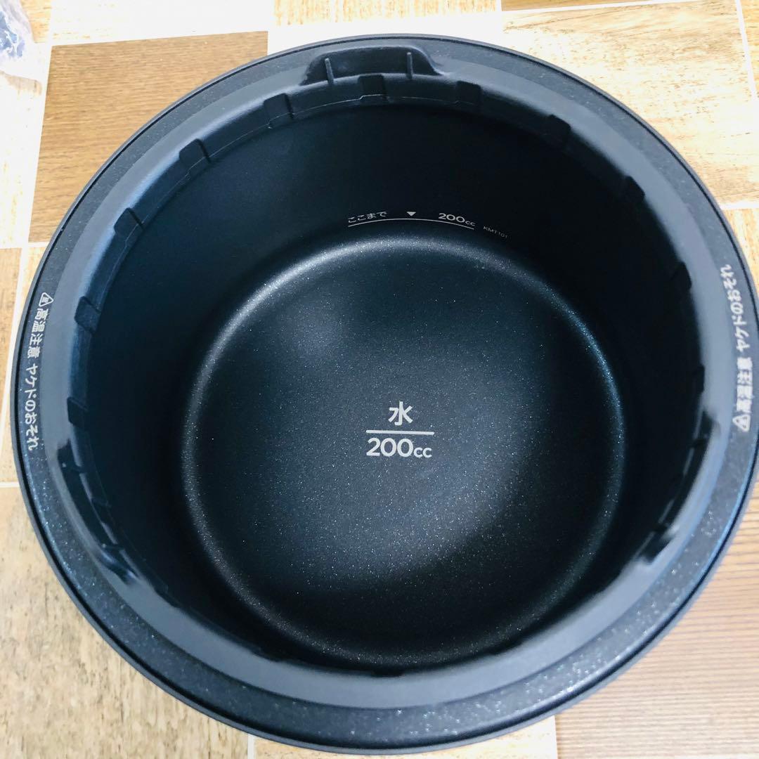 【新品・未使用】BALMUDA 炊飯器 3合炊き　K03A バルミューダ