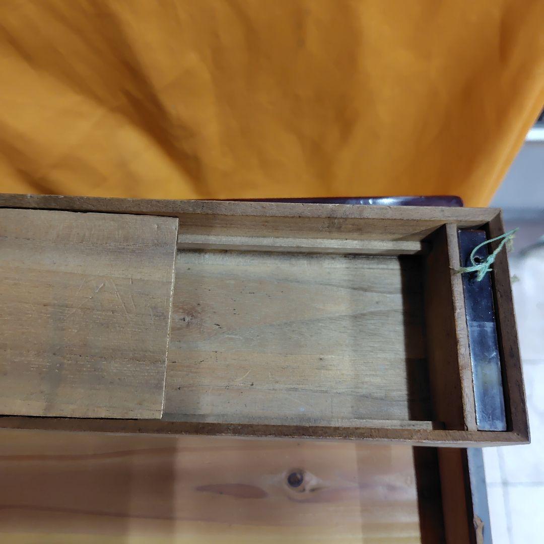 アンティーク木製引き出し収納