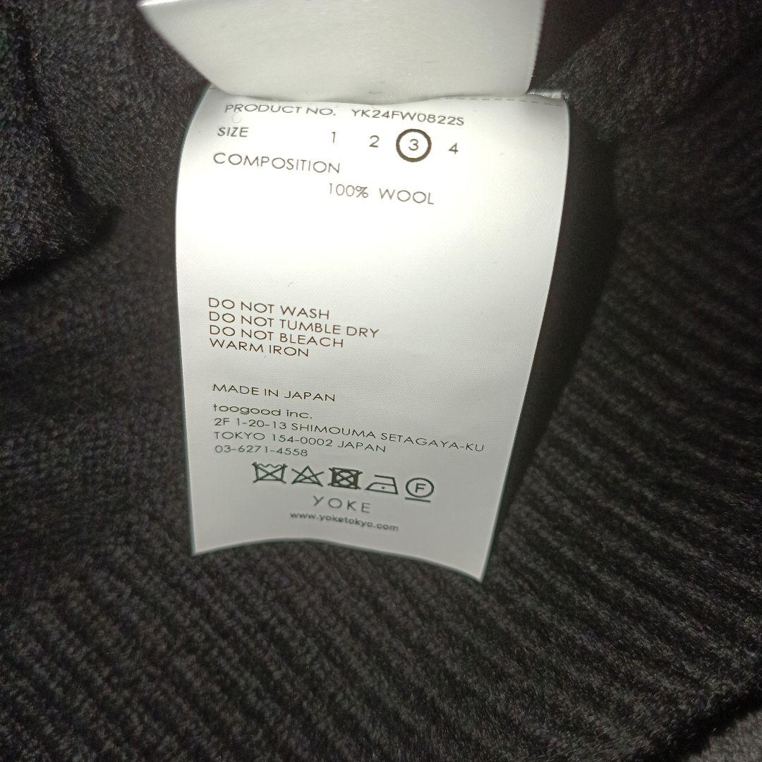 最安値 ヨーク 24FW PAINTED ELBOW PATCH SWEATER