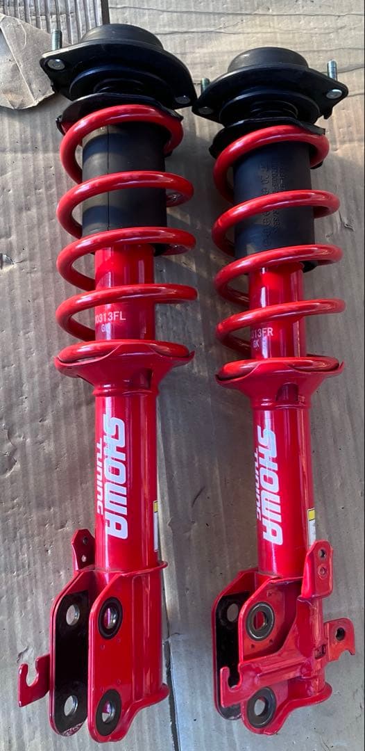 コペン l880k SHOWA 赤足 スポーツサスペンション