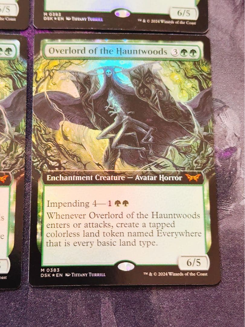 【拡張foil】ホーントウッドの大主人　英語　4枚セット