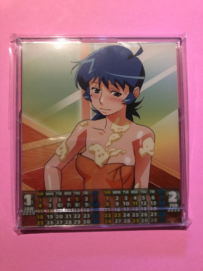 未使用/未開封 スーパーリアル麻雀 卓上 カレンダー イラスト カード 2026