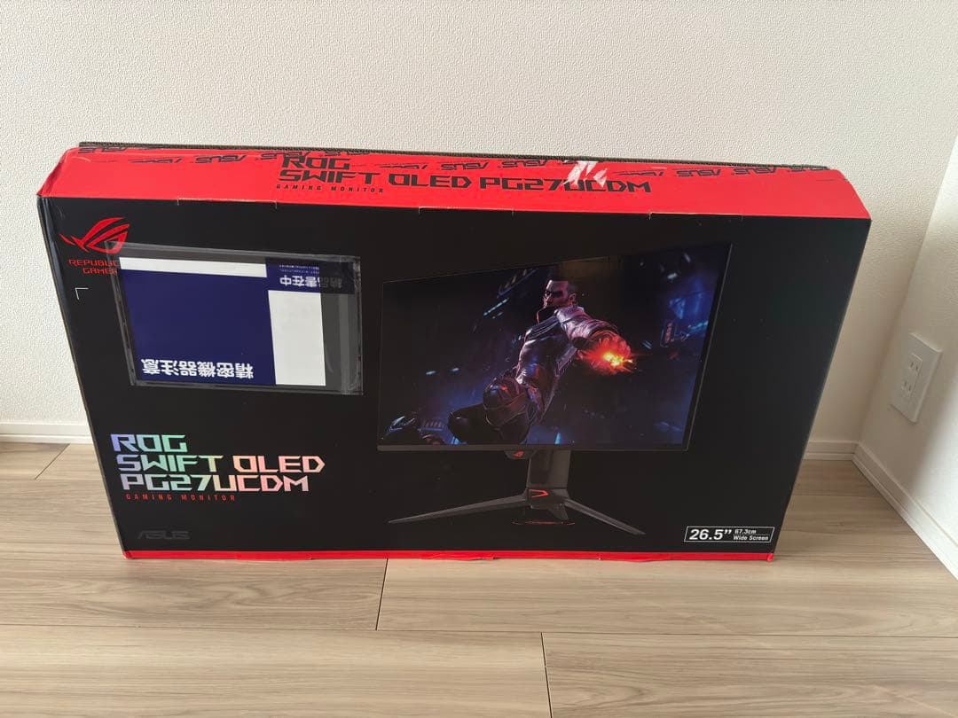 極美品　ASUS ROG Swift OLED PG27UCDM　26.5インチ