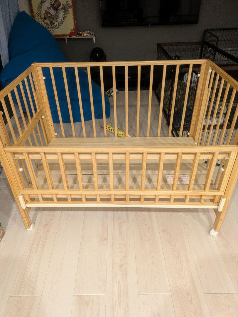 【引き取り限定】大和屋　トールWオープンベビーベッド