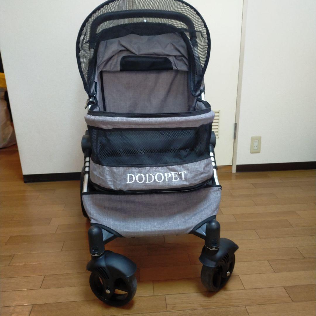 DOT ペットカート グレー