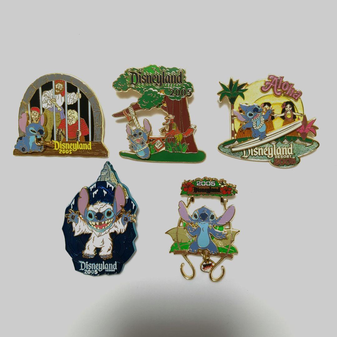 2005年 海外 ディズニー アトラクション ピンバッジ スティッチ 仮装
