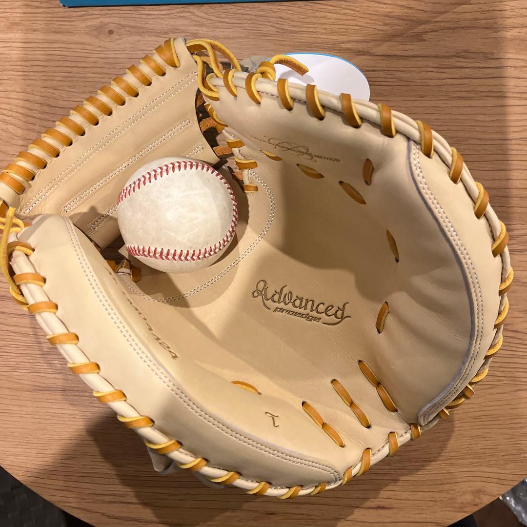 新品定価40,700円硬式用 SSK キャッチャーミット キャメル