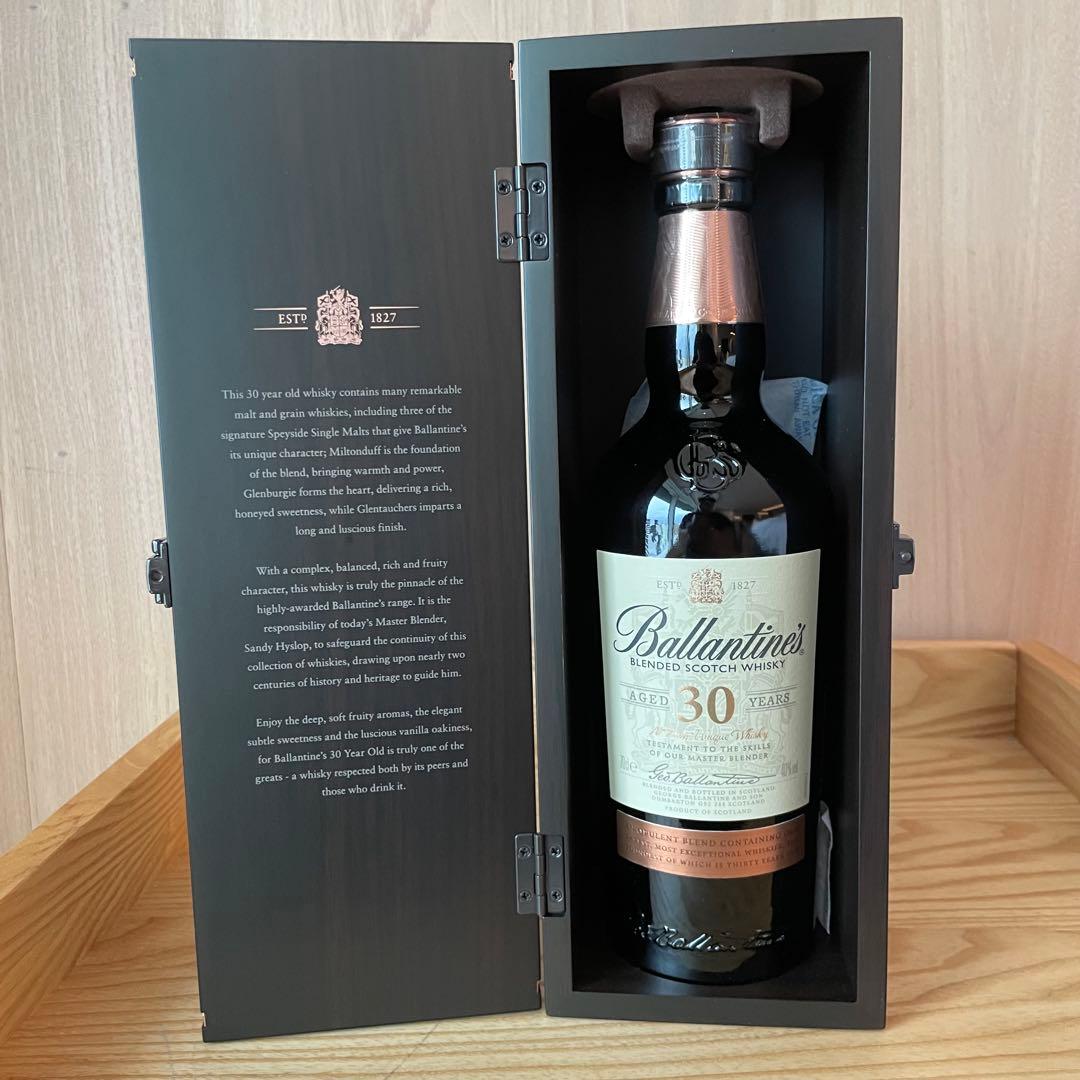 Ballantine's 30年 バランタイン スコッチウイスキー★木箱入り