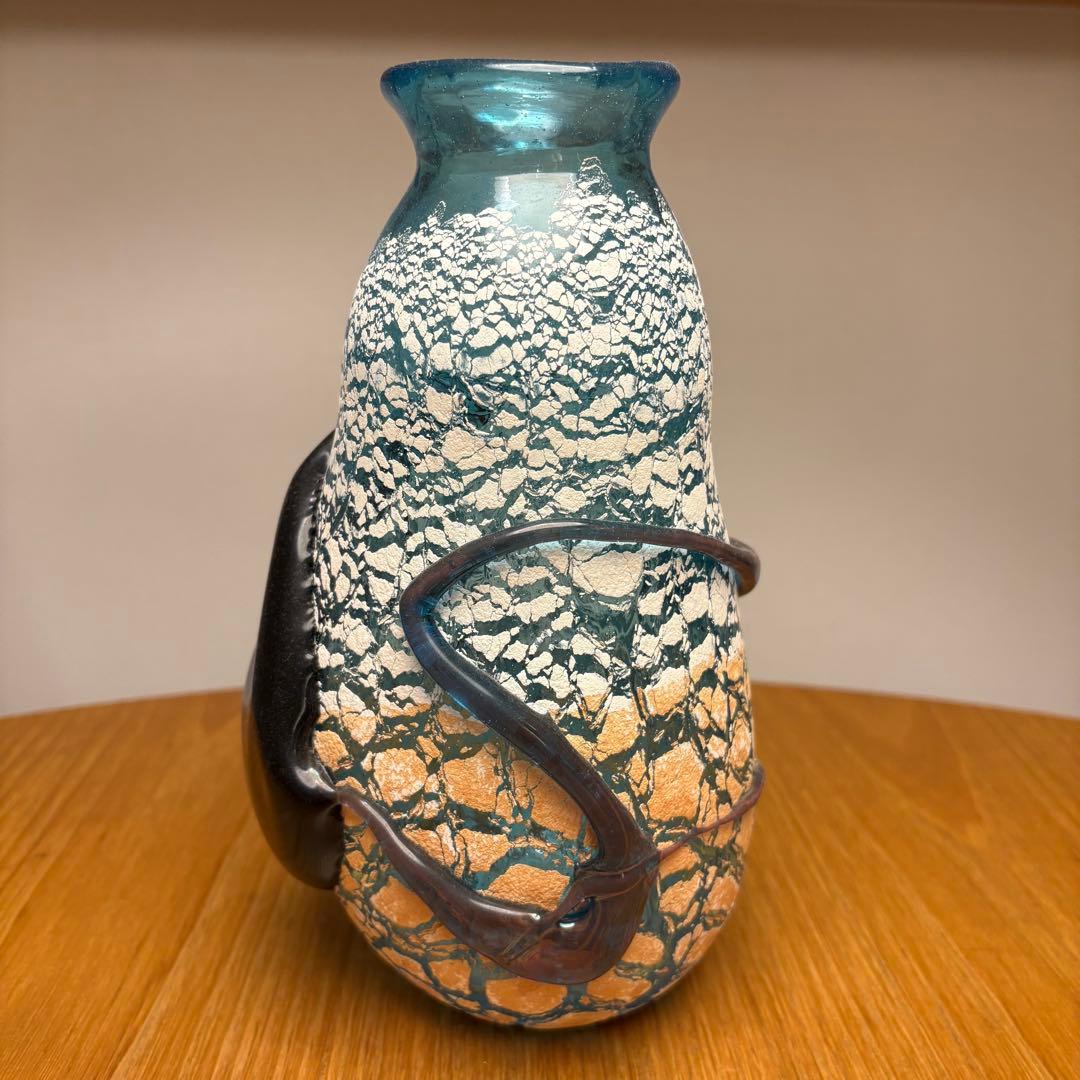 稲嶺盛吉　土紋花器