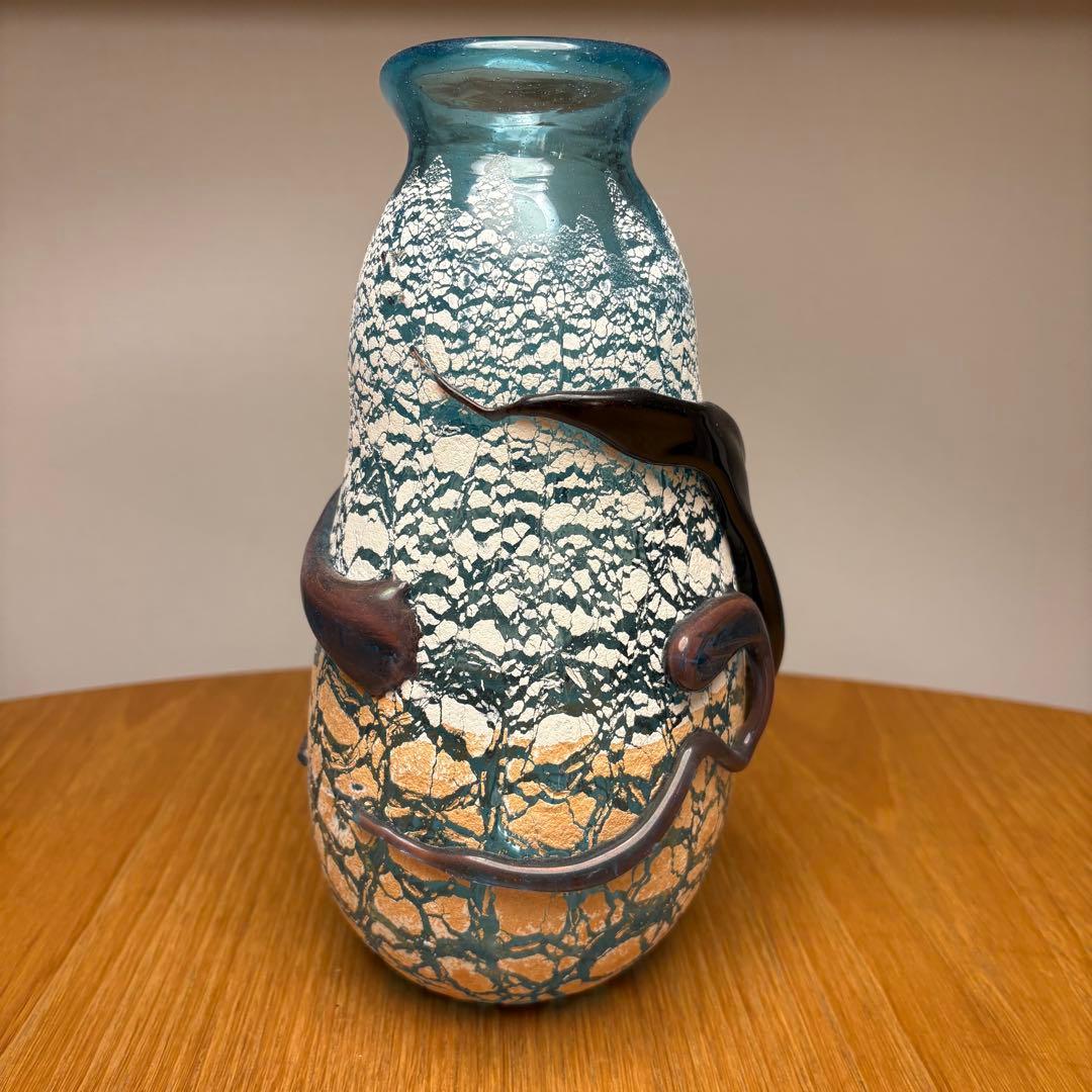 稲嶺盛吉　土紋花器