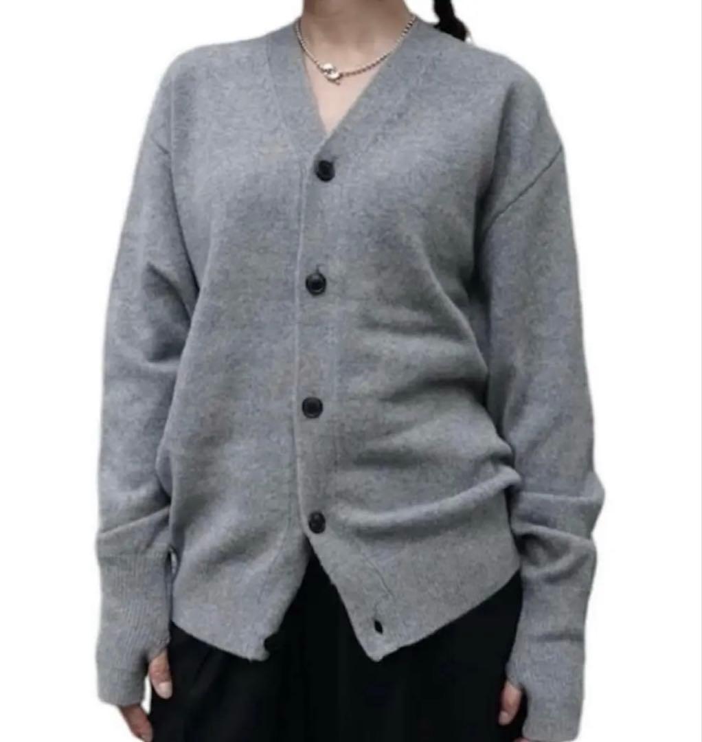 トップス HYKE LAMBSWOOL CARDIGAN