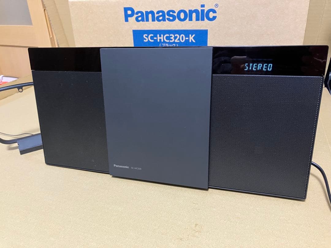 【ほとんど未使用】パナソニック コンパクトステレオシステム SC-HC320-K