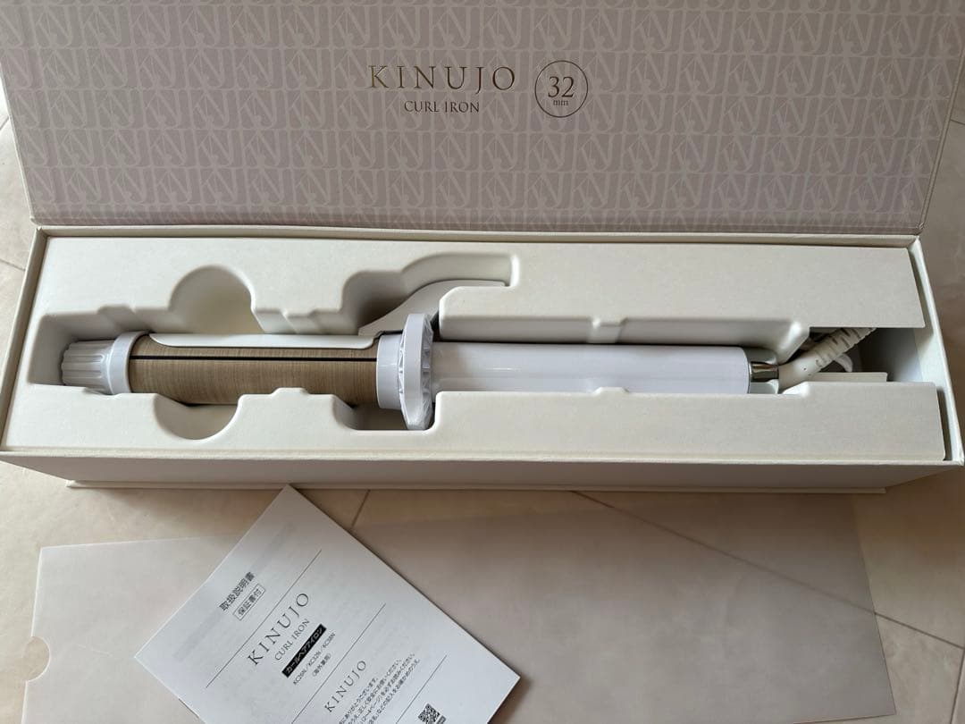 【保証期間内】KINUJO 絹女 カールヘアアイロン 32mm