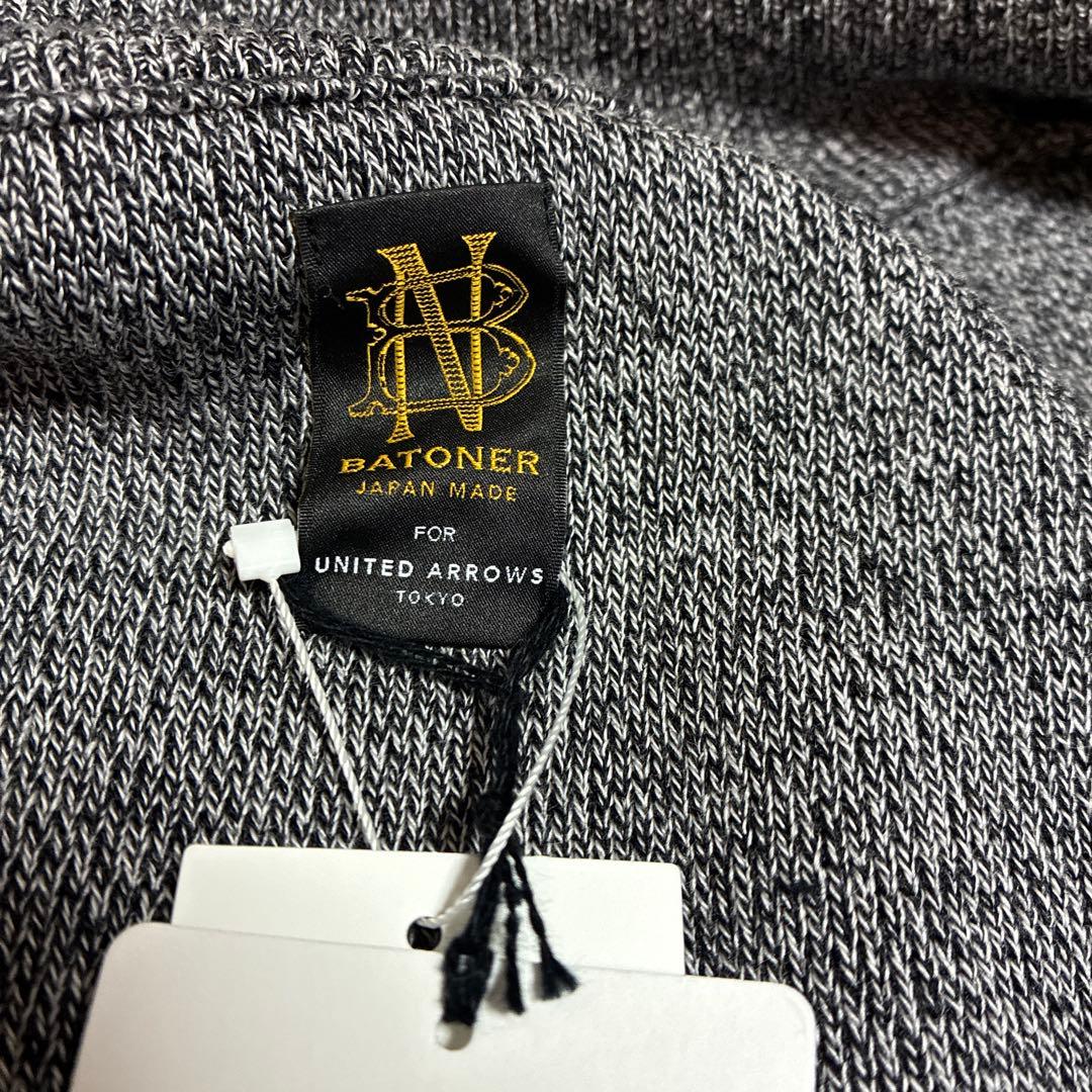 <BATONER×U,A別注>ダブルフェイスドライバーズニット　3