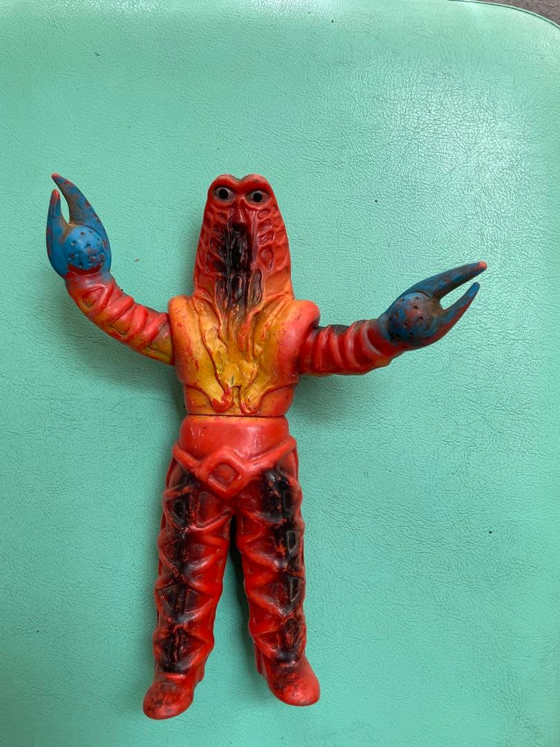 希少　ブルマァク　ゴドラ星人　スタンダードサイズ　ソフビ　当時物