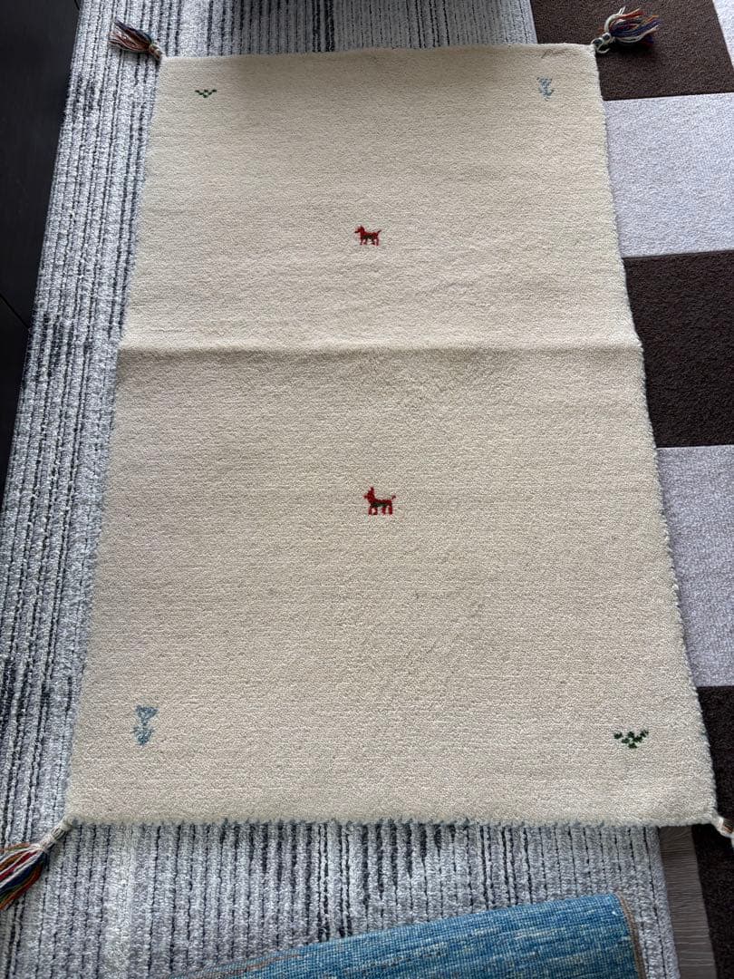 ウール100%ギャッベ