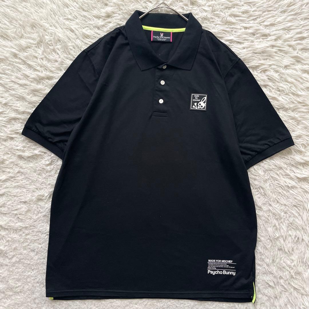 Psycho Bunny 刺繍　半袖　ポロシャツ　洗える　大きいサイズ