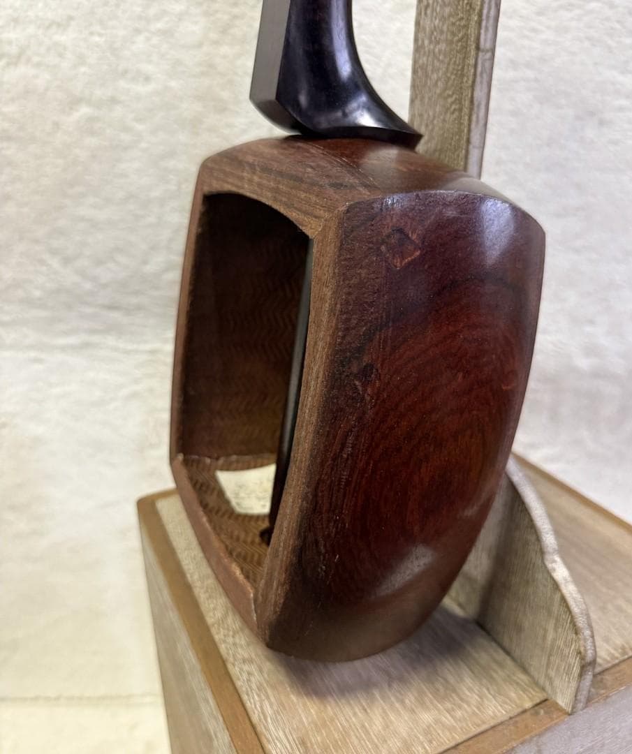 三味線 中古品 紅木 花梨 綾杉胴 ８０年代 ケース付き 本体