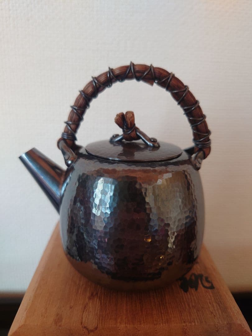 【煎茶道具】銀製　急須　蔵六作